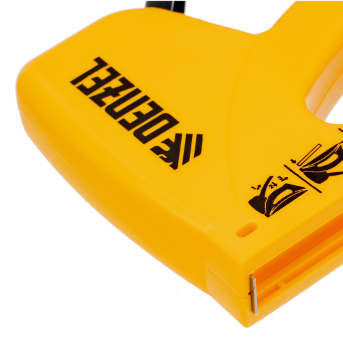 Степлер пластиковый, скобы в комплекте, тип 53, 6-10 мм Denzel купить в Москве с доставкой по всей России | ProtosMarket.ru