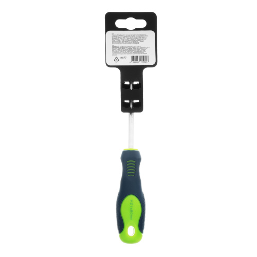 Отвертка, PZ1 х 80 мм, CrV, двухкомпонентная рукоятка Сибртех по ценам производителя в Санкт-Петербурге с доставкой по всей России