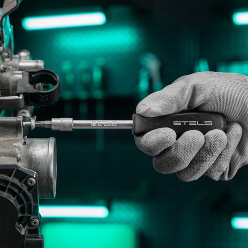 Набор инструментов 1/2", 1/4", CrV, 12 гранные головки, пластиковый кейс, 109 предмета Stels купить в Москве с доставкой по всей России | ProtosMarket.ru