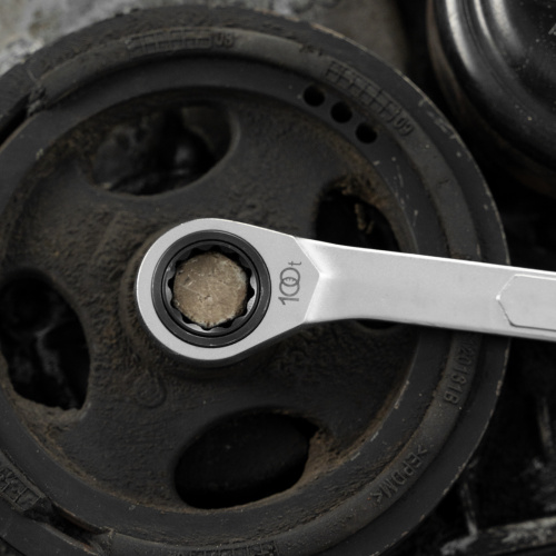 Ключ комбинированный трещоточный, 18 мм, количество зубьев 100 Gross купить в Москве с доставкой по всей России | ProtosMarket.ru