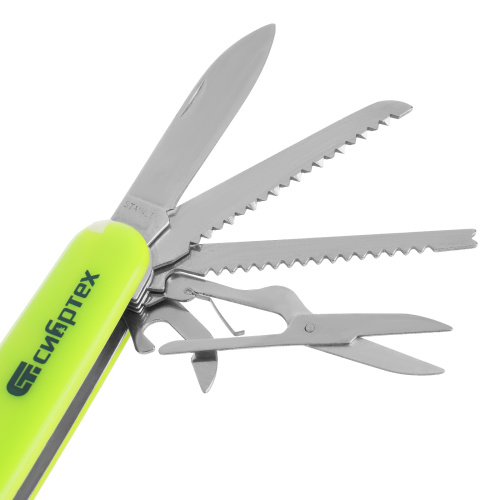 Нож многофункциональный, компактный размер, 15 функций, 90 мм Сибртех по ценам производителя в Санкт-Петербурге с доставкой по всей России