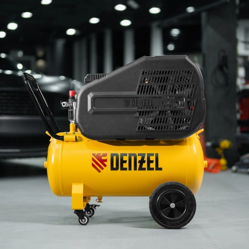 Компрессор воздушный рем. привод BCI 2100/50, 2,1 кВт, 50 литров, 400 л/мин Denzel по ценам производителя в Санкт-Петербурге с доставкой по всей России