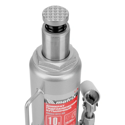 Домкрат гидравлический бутылочный, 10 т, высота подъема 230-460 мм Matrix по ценам производителя в Санкт-Петербурге с доставкой по всей России