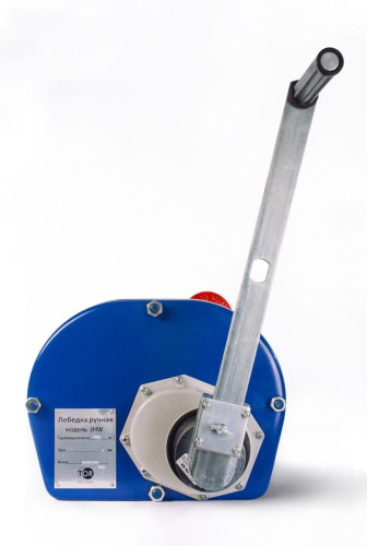 Лебедка ручная барабанная с тросом 2000кг  40м с храповым механизмом TOR JHW по ценам производителя в Санкт-Петербурге с доставкой по всей России