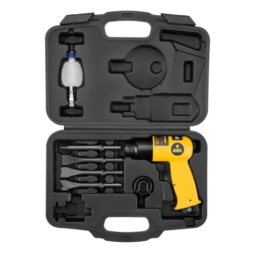 Пневматический молоток НР4500 + набор насадок, 113 л/мин, 4500 уд/мин Denzel по ценам производителя в Санкт-Петербурге с доставкой по всей России