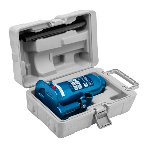 Домкрат гидравлический бутылочный, 5 т, h подъема 207-404 мм, в пластиковом кейсе Stels по ценам производителя в Санкт-Петербурге с доставкой по всей России