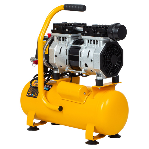 Компрессор DLS650/10 безмаслянный малошумный 650 Вт, 120 л/мин, ресивер 10 л Denzel по ценам производителя в Санкт-Петербурге с доставкой по всей России