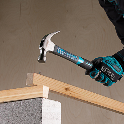 Молоток-гвоздодер, 450 г, фибергласовая трехкомпонентная рукоятка Gross купить в Москве с доставкой по всей России | ProtosMarket.ru