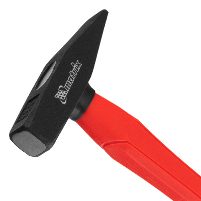 Молоток слесарный optimal, 200 г, фибергласовая обрезиненная рукоятка, квадратный боек Matrix купить в Москве с доставкой по всей России | ProtosMarket.ru