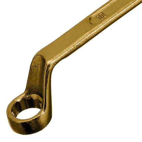 Ключ накидной, 10 х 11 мм, желтый цинк Сибртех по ценам производителя в Санкт-Петербурге с доставкой по всей России