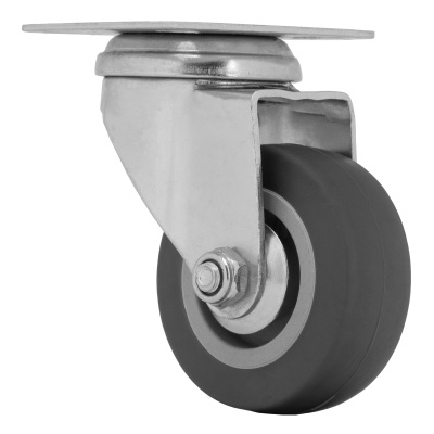 Колесо поворотное D 50 мм, крепление  платформенное Сибртех по ценам производителя в Санкт-Петербурге с доставкой по всей России