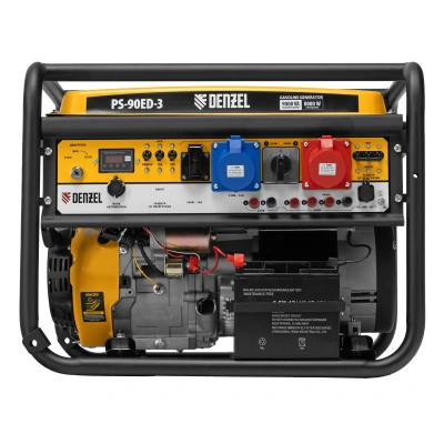 Генератор бензиновый PS 90 ED-3, 9.0 кВт, переключение режима 230 В/400 В, 25 л, электростартер Denzel купить в Москве с доставкой по всей России | ProtosMarket.ru