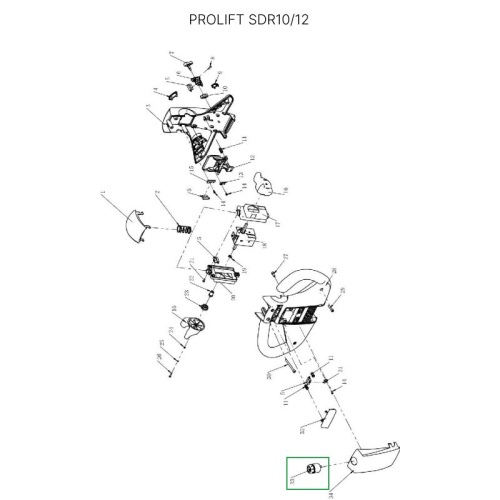 Замок включения питания для штабелеров SDR1030/1235, SDR1545S, для тележек SD15 по ценам производителя в Санкт-Петербурге с доставкой по всей России
