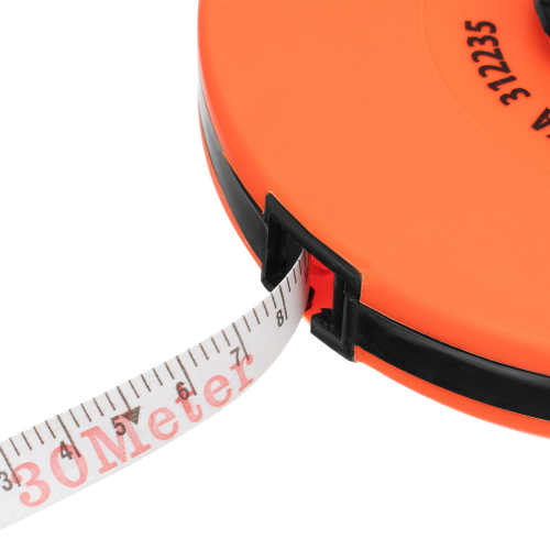 Рулетка геодезическая, 30 м х 12,5 мм, лента ПВХ, закрытый круглый корпус Sparta по ценам производителя в Санкт-Петербурге с доставкой по всей России