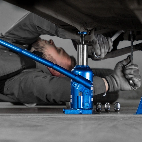 Домкрат гидравлический бутылочный телескопический, 6 т, H подъема 170-420 мм Stels по ценам производителя в Санкт-Петербурге с доставкой по всей России