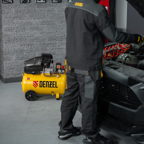 Компрессор воздушный прям. привод DCV1800/50, 1,8 кВт, 50 литров, 320 л/мин Denzel по ценам производителя в Санкт-Петербурге с доставкой по всей России