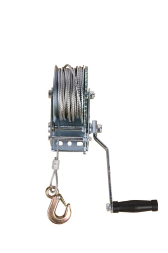Лебедка ручная барабанная с тросом  400кг  20м оцинкованная TOR FD по ценам производителя в Санкт-Петербурге с доставкой по всей России