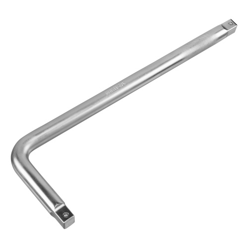 Вороток Г-образный, 450*150 мм, квадрат 3/4", CrV, матовый хром Denzel купить в Москве с доставкой по всей России | ProtosMarket.ru