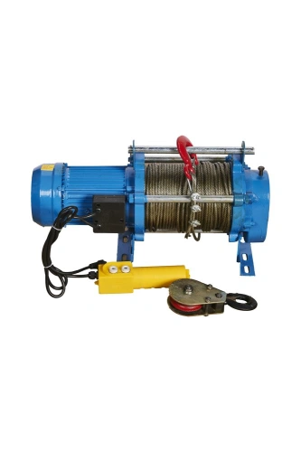 Лебедка электрическая  500/1000 кг 100/50 м с канатом 220 В TOR KCD по ценам производителя в Санкт-Петербурге с доставкой по всей России