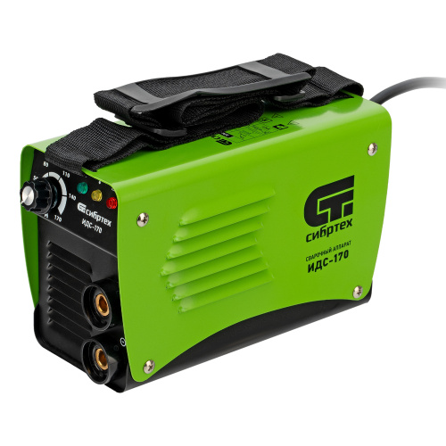 Аппарат инверторный дуговой сварки ИДС-170, 170 А, ПВ 80%, диаметр электрода 1.6-3.2 мм Сибртех по ценам производителя в Санкт-Петербурге с доставкой по всей России