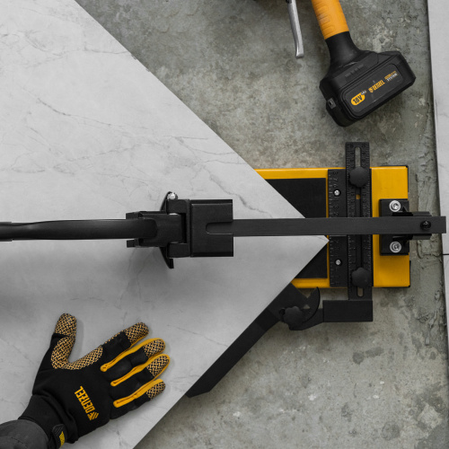 Плиткорез рельсовый 1000х16мм, каретка на подш., стальная станина, усил. рукоятка-пенал Denzel по ценам производителя в Санкт-Петербурге с доставкой по всей России