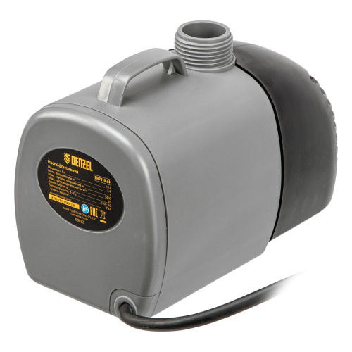 Насос фонтанный FNP110-34, 112 Вт, подъем 3,4 м, 3400 л/ч, колокольчик/каскад/гейзер Denzel по ценам производителя в Санкт-Петербурге с доставкой по всей России