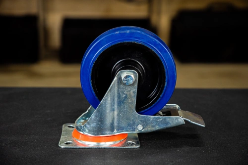 Колесо поворотное резина SRCLb 63 160 мм с тормозом (N) по ценам производителя в Санкт-Петербурге с доставкой по всей России