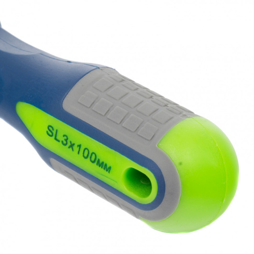 Отвертка, SL3 х 100 мм, CrV, трехкомпонентная рукоятка Сибртех купить в Москве с доставкой по всей России | ProtosMarket.ru