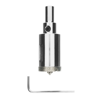 Сверло алмазное по керамограниту, 25 х 67 мм, трехгранный хвостовик Matrix купить в Москве с доставкой по всей России | ProtosMarket.ru