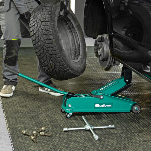 Домкрат гидравлический подкатной, 3 т, 192-532 мм, SUV Сибртех по ценам производителя в Санкт-Петербурге с доставкой по всей России