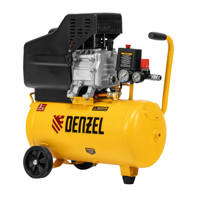 Компрессор воздушный DC1500/24, прямой привод, 1.5 кВт, 24 литра, 220 л/мин Denzel по ценам производителя в Санкт-Петербурге с доставкой по всей России