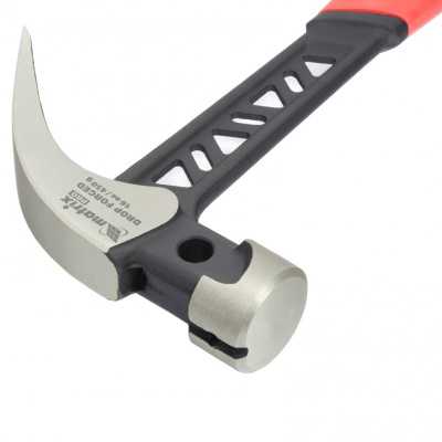 Молоток-гвоздодер, 450 г, цельнокованый, боек с магнитом, двухкомпонентная обрезиненная рукоятка Matrix Pro по ценам производителя в Санкт-Петербурге с доставкой по всей России