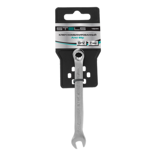 Ключ комбинированный, 7 мм, CrV, антислип Stels по ценам производителя в Санкт-Петербурге с доставкой по всей России