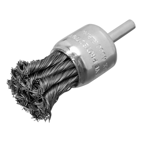 Щетка для дрели, 30 мм, "чашка" со шпилькой, крученая металлическая проволока Matrix по ценам производителя в Санкт-Петербурге с доставкой по всей России