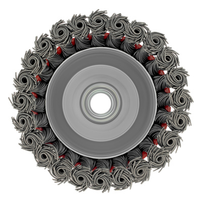 Щетка для УШМ, 100 мм, М14, "чашка", крученая проволока 0.8 мм Matrix по ценам производителя в Санкт-Петербурге с доставкой по всей России
