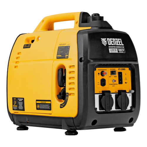 Генератор инверторный GT-2200iS, 2.2 кВт, 230 В, бак 4 л, закрытый корпус, ручной старт Denzel по ценам производителя в Санкт-Петербурге с доставкой по всей России