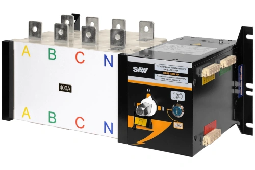 Реверсивный рубильник АВР (устройство автоматического ввода резерва) SHIQ5-400 4P по ценам производителя в Санкт-Петербурге с доставкой по всей России