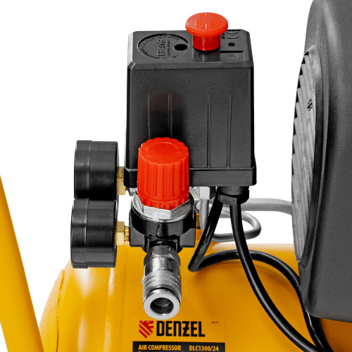 Компрессор воздушный DLC1300/24 безмасляный 1.3 кВт, 24 литра, 206 л/мин Denzel купить в Москве с доставкой по всей России | ProtosMarket.ru