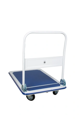 Тележка платформенная 300 кг TOR PH300 (880х600) со складной ручкой (резиновые колеса 125 мм) купить в Москве с доставкой по всей России | ProtosMarket.ru