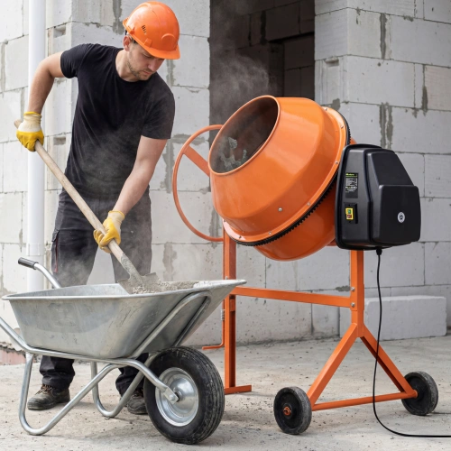 Бетоносмеситель БСН-180П, мощность 700 Вт, полиамидный венец Сибртех по ценам производителя в Санкт-Петербурге с доставкой по всей России