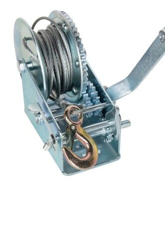 Лебедка ручная барабанная с тросом 1300кг  10м оцинкованная TOR FD по ценам производителя в Санкт-Петербурге с доставкой по всей России