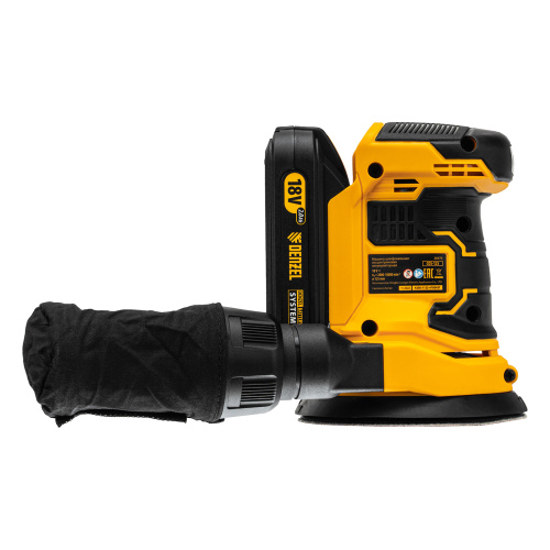 Машина шлифовальная эксцентриковая аккумуляторная COS-125, 18В Li-Ion Denzel купить в Москве с доставкой по всей России | ProtosMarket.ru