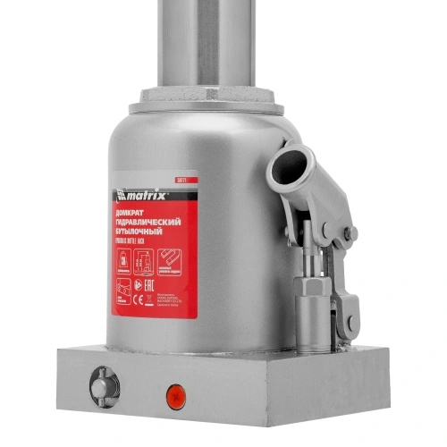Домкрат гидравлический бутылочный, 30 т, h подъема 244-370 мм Matrix по ценам производителя в Санкт-Петербурге с доставкой по всей России