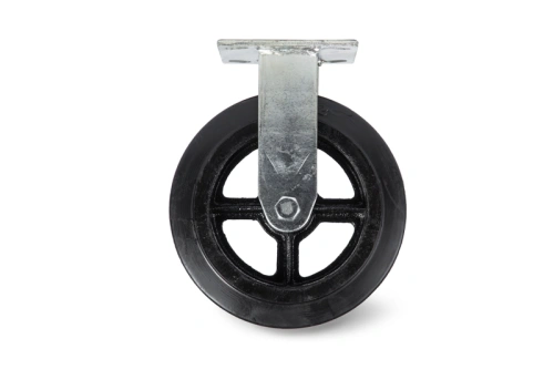 Колесо большегрузное неповоротное FCd 46 100 мм обрезиненное (F) по ценам производителя в Санкт-Петербурге с доставкой по всей России