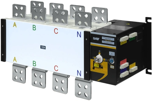 Реверсивный рубильник АВР (устройство автоматического ввода резерва) SHIQ5-1250 4P по ценам производителя в Санкт-Петербурге с доставкой по всей России