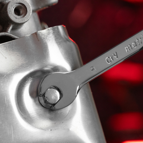 Ключ комбинированный, 9 мм, CrV, полированный хром Matrix купить в Москве с доставкой по всей России | ProtosMarket.ru