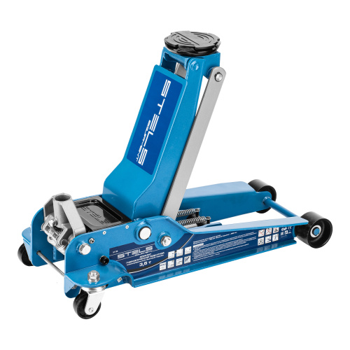 Домкрат гидравлический подкатной, быстрый подъем, 3.5т, Low Profile Quick, 100-565 мм, профессиональный Stels по ценам производителя в Санкт-Петербурге с доставкой по всей России