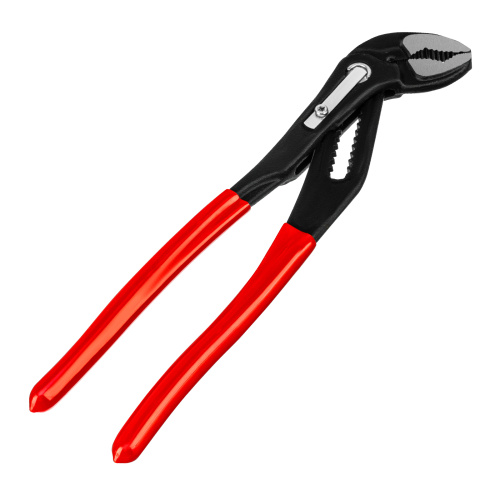 Клещи переставные 250 мм, кнопочный механизм, хром-ванадий, обливные рукоятки Matrix по ценам производителя в Санкт-Петербурге с доставкой по всей России