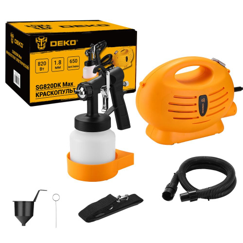 Краскопульт электрический DEKO SG820DK Max, 800 мл, 820Вт по ценам производителя в Санкт-Петербурге с доставкой по всей России