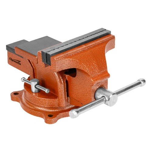 Тиски слесарные, 125 мм, поворотные, с наковальней Sparta купить в Москве с доставкой по всей России | ProtosMarket.ru